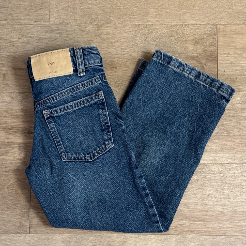 Zara Stylish Distressed Blue Kids Jeans - Picture 3 of 16